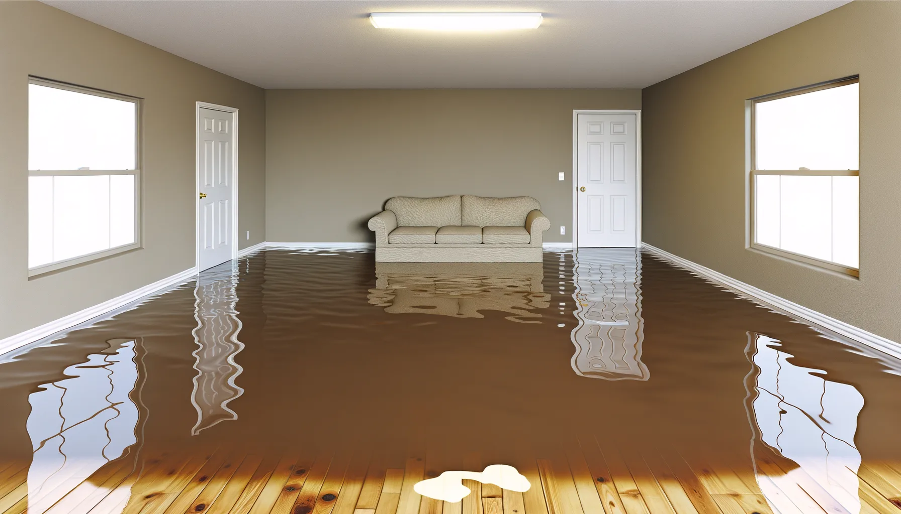 Kitchen Water Damage